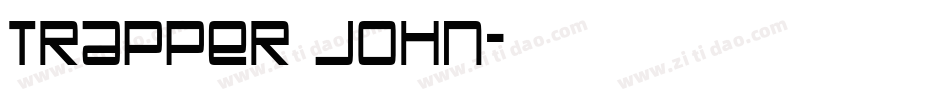 Trapper John字体转换